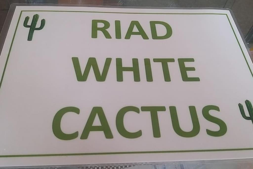 Riad White Cactus Marrakesh Exterior photo